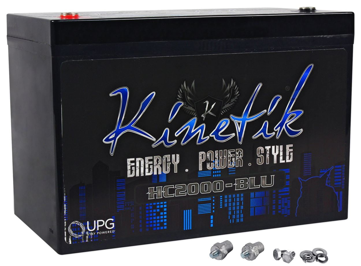 HC2000BLU 2000 Watt Car Audio Power Cell/Battery High Current