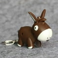 thumbnail image 3 of NaierhgDonkey Pendant LED Sound Keyring Car Key Chain Handbag Hanging Decor Gift, 3 of 5