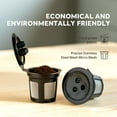 thumbnail image 3 of Reusable K Cup Filter for Keurig Coffee Machines Universal Fit Eco Friendly Easy Clean Durable Plastic, 3 of 8