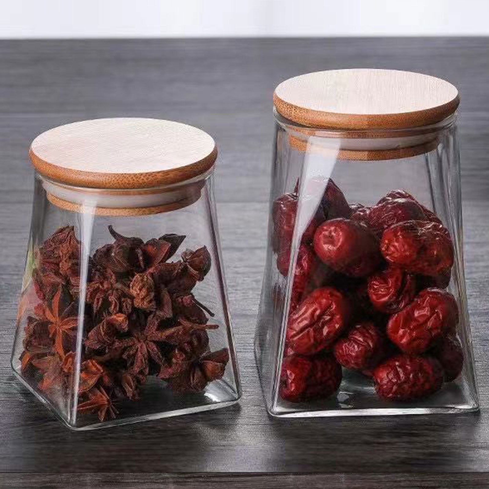 Glass Jar Storage Containers, 60 Oz Easter Candy Jar Kitchen Canisters,  Airtight Cookie Jar with Cork Lid, Perfect for Candy, Canning, Cereal,  Sugar, Beans - China Glass Jar and Storage Container price