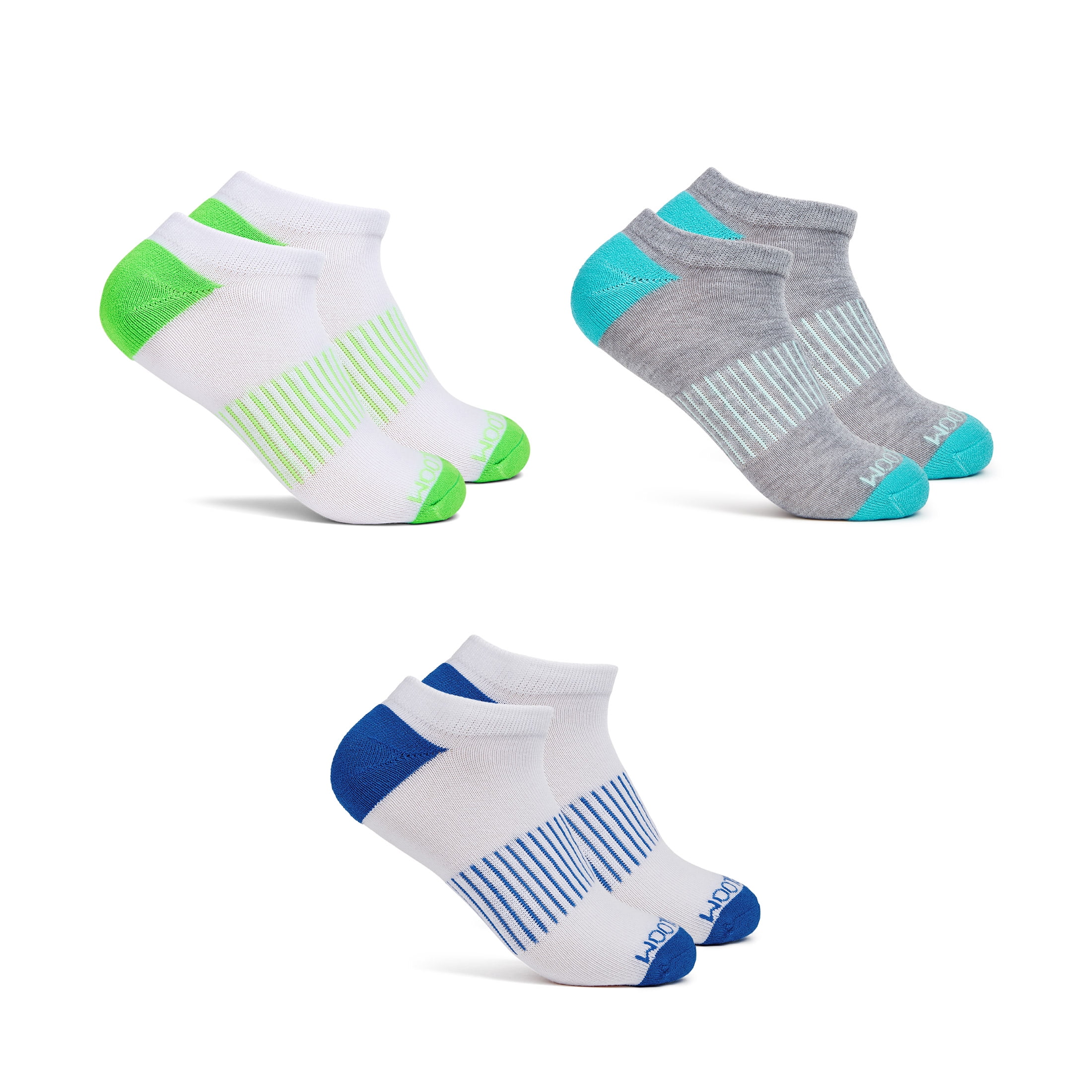 Fruit of the Loom Womens Value No-Show Socks, 3 Pack,Sock Sizes 4-10