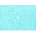 thumbnail image 1 of Ahgly Company Indoor Rectangle Persian Light Blue Traditional Area Rugs, 7' x 10', 1 of 4
