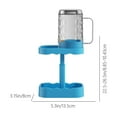 thumbnail image 3 of kkbbma under $5 Toothbrush Holder for Bathrooms with Cup, Toothbrush Organizer for Bathroom Countertop, Toothbrush Holder Toothbrush Storage for Shower, 3 of 9