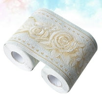 Soimiss Waterproof PVC Wallpaper Border Sticker Multi Color Stylish Wall Decoration