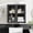 24”W Black, variant on LED Wall Storage Cabinets - Upper Kitchen Cabinets Laundry Wall Mounted Cabinets with 2 Acrylic Glass Doors and Shelf, in Black