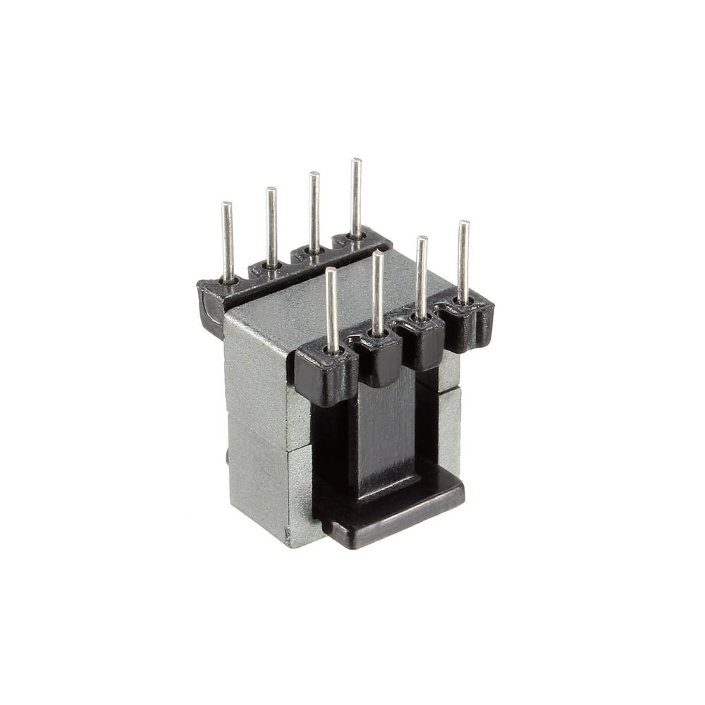 5 Sets EE10 4+4pin Transformer Bobbin PC40 Ferrite Core Vertical 10