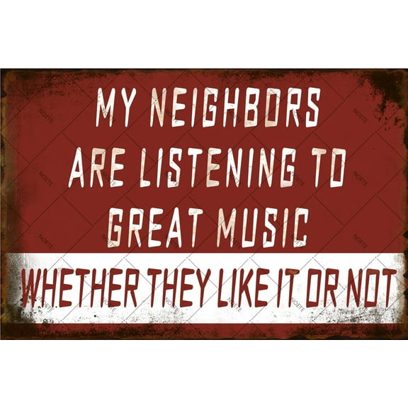 NOETE Vintage Tin Sign 12x16 Inch Funny Sarcastic Wall Art for Man Cave, Bar, Garage Decor, Patio & Home