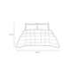 thumbnail image 5 of Juego de Funda Duvet, Bluelander, para Edredon King Size, Diseño Rombos, Blanco, 5 of 5
