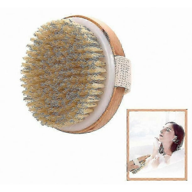 Exfoliating Body Brush for Dry Skin Care, Lymphatic Massage, and Cellulite Reduction