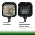 Reusable Silicone Airs Fryer Liners with Air Fryer Magnetic Cheat Sheet ...