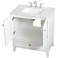 thumbnail image 5 of 30 inch Single Bathroom Vanity in White, 5 of 15