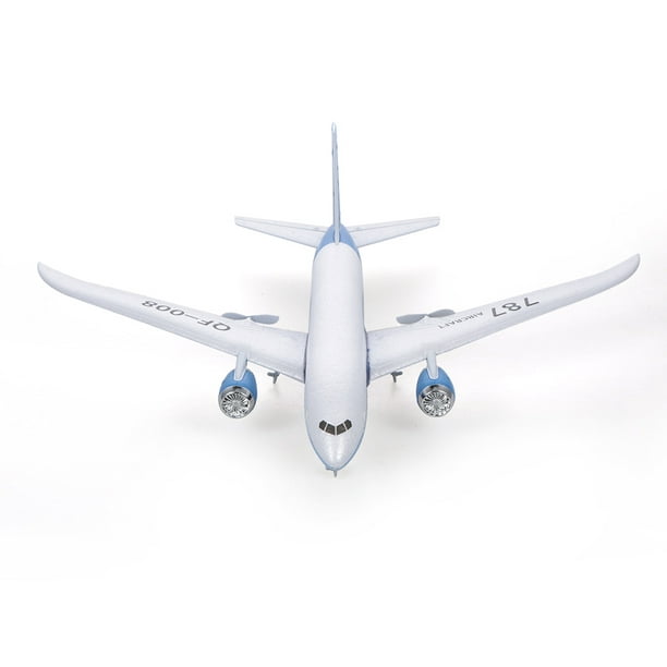 787 Avion miniature à monter soi-même, avion RC 3CH 2,4 G, avion de ligne  EPP résistant aux chutes et aux chocs, jouet RTF RC avec veilleuse LED