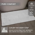 thumbnail image 2 of Home Weavers Classy Bathmat 100% Cotton Tufted Bath Rug, Extra Soft and Absorbent Bath Rugs, Non-Slip Bath Mats, Machine Washable bath rugs for Bathroom, 21"x34" Rectangle, White, 2 of 7