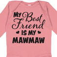 thumbnail image 4 of Inktastic My Best Friend is My Mawmaw with Hearts Boys or Girls Long Sleeve Baby Bodysuit, 4 of 5