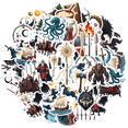 thumbnail image 2 of Realistic Viking Theme Stickers, Waterproof Viking Theme Sticker for Water Bottle Laptop Phone Cases Planner Skateboard Luggage Helmet Party Favor Decor, Ideal for Adults Teens Teacher Rewards, 2 of 9