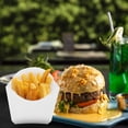 thumbnail image 2 of GOOHOCHY 24 unids Desechables French Fry Cops Blanco Papel Snack Contenedores Fritones Fries Topes, 2 of 8