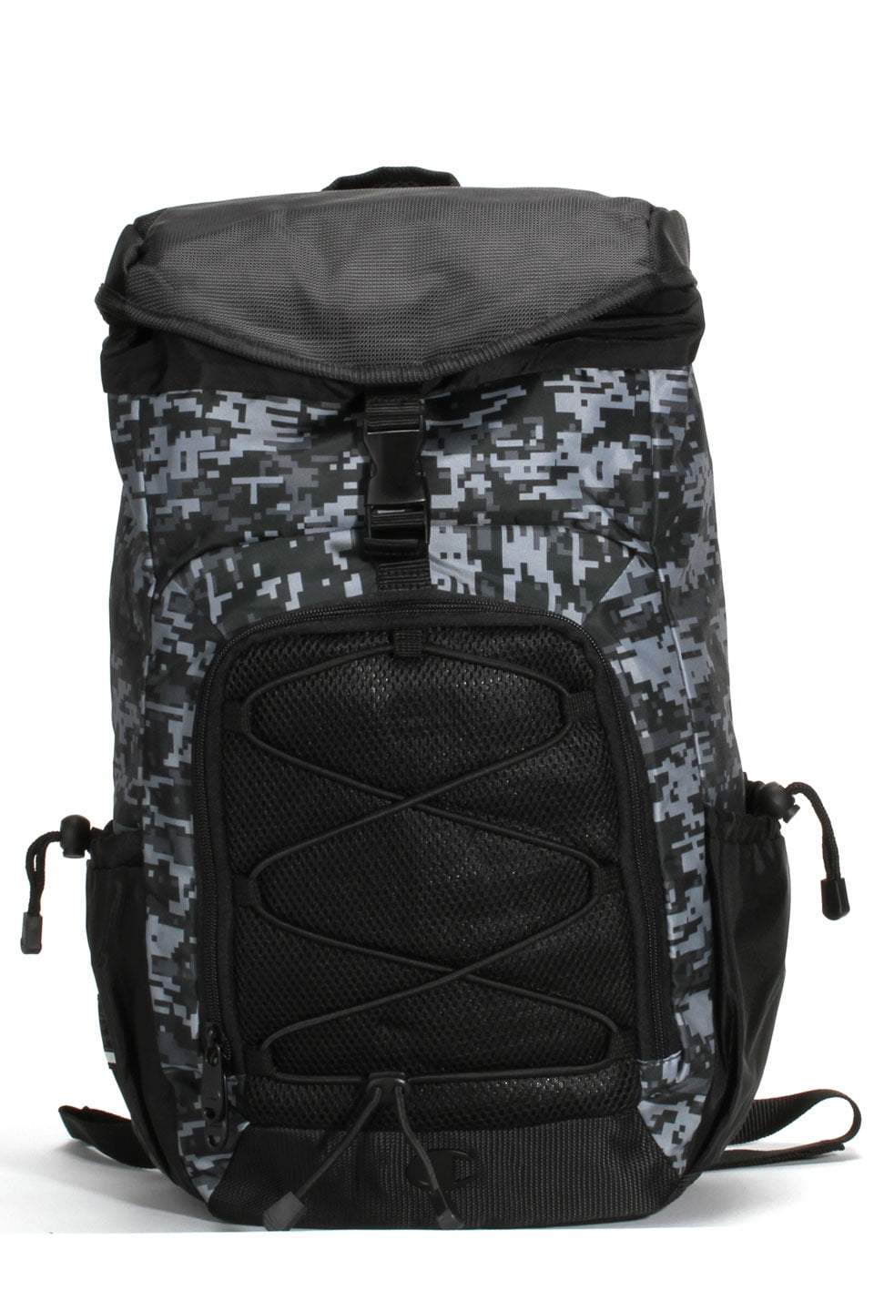 grey camo champion backpack