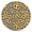 103, variant on Sunflower Design Tablecloth with Elastic Hem for Round Tables, Fade-Resistant Polyester, Fits 44-52 Inch Tables