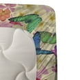 thumbnail image 3 of Ambesonne Butterfly Fitted & Top Sheet Set with Sham, Colorful Moths in Book, Apple Green Multicolor, 3 of 4