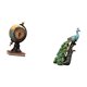 thumbnail image 5 of Figura de escritorio,Reloj de mesa con figura de globo terráqueo,decoración para oficina y hogar,Reloj de escritorio,figura decorativa,decoración para el hogar,Figura de escritorio,Estatua, 5 of 8