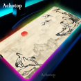 thumbnail image 1 of Black And White RGB Laptop Gamer Mousepad Gaming Mouse Pad Mountain Serenity Large Rug Keyboard 100x50 LED Desk Mat With Backlit, 1 of 5