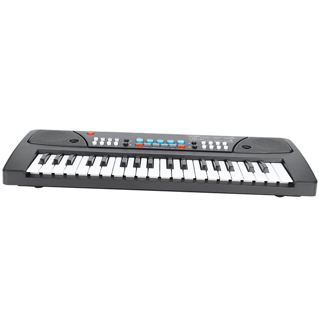 Jouet Piano Électronique Portable Clavier Multifonction avec Microphone avec 16 Tonalités 16 Instruments Différents Sons