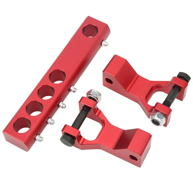 Front Rear Lowering Kit, Improve Stability Adjustable ATV Drop Link Practical For Refit Black,Silver,Red,Blue