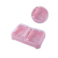 thumbnail image 1 of Inteprter Caja de lavandería de 2 capas con tapa Almacenamiento de caja de drenaje de plástico de viaje portátil Juegos de accesorios de baño, 1 of 6