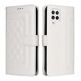 thumbnail image 2 of Compatible with Samsung Galaxy A22 4G Case, Premium Leather Wallet Book Case Magnetic Flip RFID Blocking Credit Card Holder Kickstand with Wrist Strap Shock Absorbing Case, White, 2 of 11