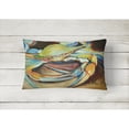 thumbnail image 2 of Blue Crab Canvas Fabric Decorative Pillow, 2 of 3