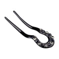 thumbnail image 2 of French Hair Pins for Women Large U Shaped Thick Hair Clips with Hair Fork & Sticks Bun Maker Accessories for French Buns - Hair Accessories Diamond Hair Fork E, Barrettes, Back to School, 4Th Of, 2 of 9
