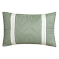 thumbnail image 5 of Lanco Lucy Floral Leaves 6- Piece Comforter Set, Aqua, Queen, 100% Polyester Fill, 5 of 6