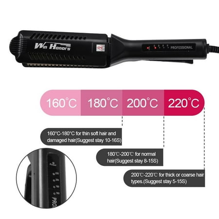 Garosa Ceramic Tourmaline Hair Straightener Curler 6 Teeth