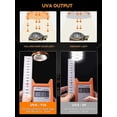 thumbnail image 3 of Turtle Lamp, Uvb5.0 Lamp, Not Heating Lamp, Reptile Lamp, E27 Uv Lamp For Reptiles, Uvb 195/uva 116 In 10cm, Uva+uvb Lamp, 3 of 5