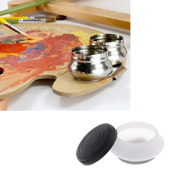 2 piezas de artistas individuales y dobles, de plástico , pinza tapa, para suministros DIY BLESIY Artistas pintando cucharón