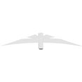 thumbnail image 4 of 72"W x 12"H x 4"D x 4"F, 4/12 Pitch, Davenport Architectural Grade PVC Gable Bracket, 4 of 8