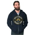 thumbnail image 3 of Pray More Worry Less Religious Zip Up Hoodie Men's Women's Brisco Brands S, 3 of 6