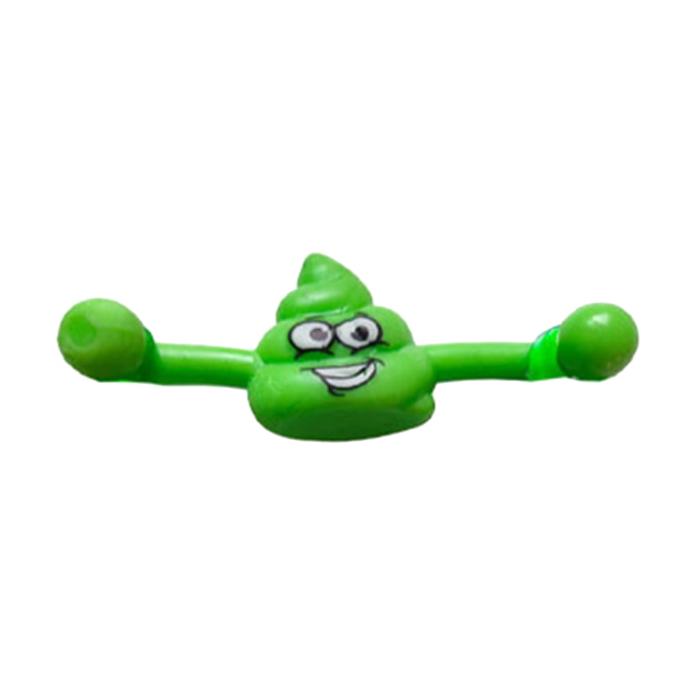 YFMHA Mini Rubber Slingshot Flying Poop Toys Venting Tricky Poo