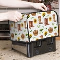 thumbnail image 7 of Daiia Rustic Western Charm Pattern 4 slice Toaster Cover, Toaster Appliance Dust-proof Cover For Kitchen Small Appliance Dust Cover and Fingerprint Protection, 7 of 7