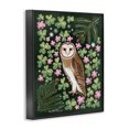 thumbnail image 3 of Stupell Industries Bohemian Barn Owl & Botanicals Black Framed Giclee Art, 11 x 14, by Renee Thompson, 3 of 8