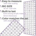 thumbnail image 4 of HLONK Rotary Cutter Set - Quilting Kit incl. 45mm Fabric Cutter  5 Replacement Blades, 4 of 5
