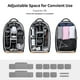 thumbnail image 5 of Mochila para cámara K&F CONCEPT, impermeable, bolsa para cámara de 18 l, gran capacidad, 5 of 8