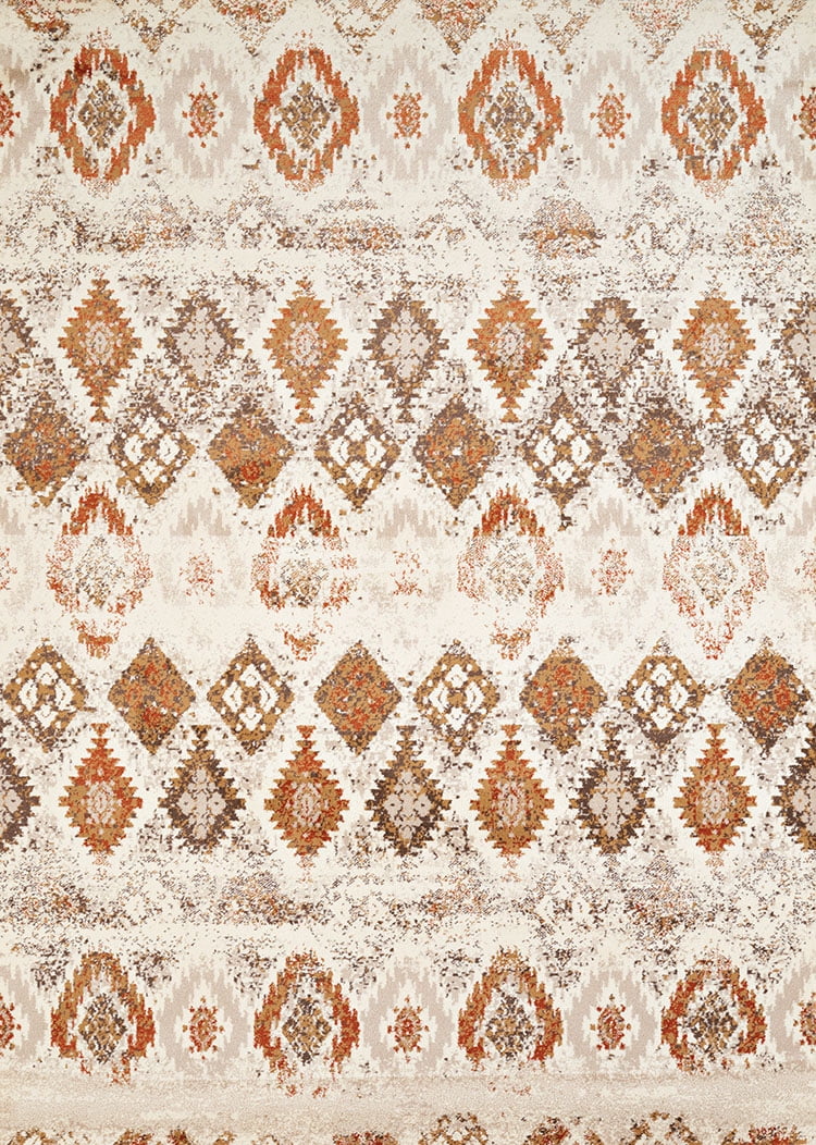 United Weavers Amarna San Paula Distressed Linen Woven Olefin Area Rug or Runner