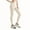 White, variant on WIZUTIZ Compression Leggings for Women Thin Stylish Slimming Yoga Leggings Spandex Elastic High Rise Full Length Trousers Solid Trousers for Ladies Tiktok Trend Items Street Gray