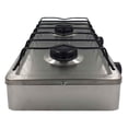 thumbnail image 3 of Parrilla Estufa De Acero Inoxidable Con 2 Quemadores Gas LP Para Sobreponer Besthelg 23451, 3 of 6