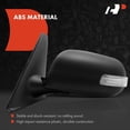 thumbnail image 3 of A-Premium Passenger Side Power Door Mirror - Compatible with Scion xB 2008-2015 - Non-Heated Manual Folding Black Outside Rear View Mirror - Replace# 87910-12D50, 3 of 8