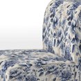 thumbnail image 4 of Designart "Victorian Rococo Charm In Cobalt Blue II" Chaise d'Appoint Florale Bleue - Fauteuil Cottage pour Chambre, 4 of 7