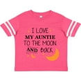 thumbnail image 3 of Inktastic I Love My Auntie to the Moon and Back Boys or Girls Toddler T-Shirt, 3 of 5