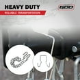 thumbnail image 5 of Motor God 48" Heavy Duty Trailer Safety Chain with 2" Chain Hanger – 1/4" Diameter, S Hooks on Both Ends (2000 lb), 5 of 6