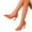 Orange, variant on Women's Slingback Pumps Kitten Heel Pointed Toe Dress Shoes Wedding Prom Evening Sandal Pink Size 9